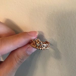 Pandora Rose Gold Princess ring